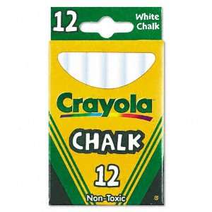  Crayola  Chalk, White, 12 Sticks Per Box    Sold as 2 