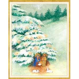  Snowy Creche Scene Boxed Christmas Cards Health 