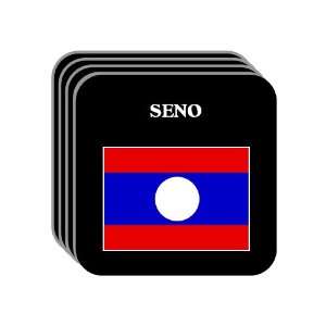  Laos   SENO  Set of 4 Mini Mousepad Coasters Everything 