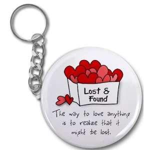 Creative Clam Love Lost And Found Valentines Day 2.25 Button Style 