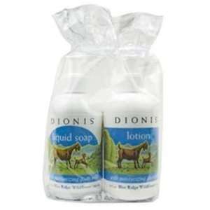  Dionis Blue Ridge Wildflower Liquid Soap/Lotion Gift Bag 