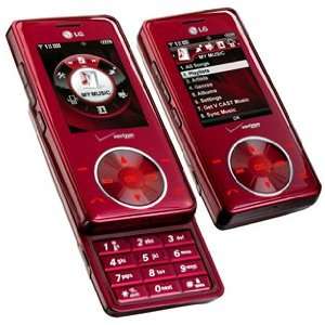   Cell Phone. Camera, Bluetooth, for Cricket (Red) Electronics