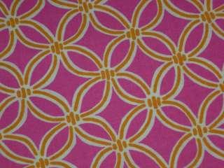   Hot pink golden wedding rings cotton fabric 100% cotton quilt fabric
