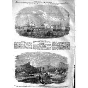  1854 Banks River Alma Eupatoria Ships Harbour Crimea