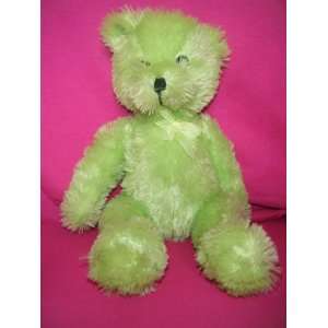  Green Teddy Bear 11 inches sitting, 16 inches standing 