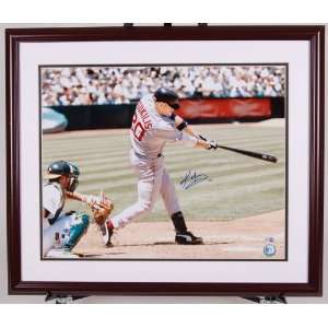  Kevin Youkilis Autographed Framed 16x20 Boston Red Sox 