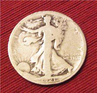 Collection of Walking Liberty Half dollars   1921 D   YES 90% Silver 