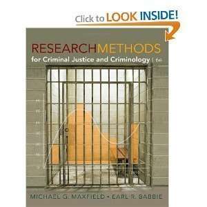 Research Methods for Criminal Justice and Criminology 6th 