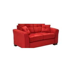 Handy Living Chicago Loft Sofa   Micro Crimson 342S_3410 AAA47 014 