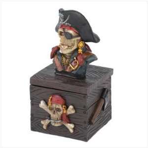  Skeleton Pirate Trinket Box