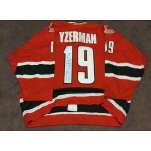 Steve Yzerman Signed Team Canada Authentic Jersey  Sports 