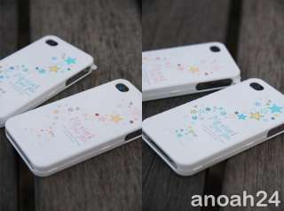 Shooting StarHAPPYMORI iphone4, 4S Couple Korean white cute case 