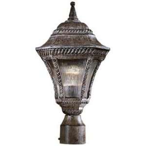  Segovia Collection 17 1/4 High Vintage Rust Post Light 