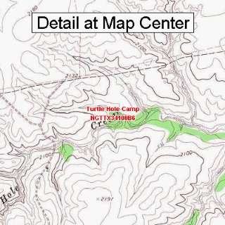   Map   Turtle Hole Camp, Texas (Folded/Waterproof)