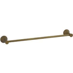   445 324 24 Towel Bar With Crown Posts Aged Brass