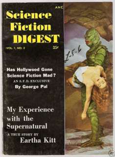 Pulp SCIENCE FICTION DIGEST #2 1954 Creature PAL Movies  