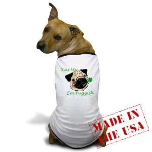  Kiss Me Im Puggish Pets Dog T Shirt by  Pet 