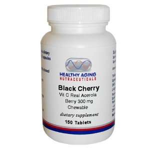 Healthy Aging Nutraceuticals Black Cherry Vit C Real Acerola Berry 300 