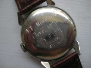 Vintage Crawford Moon Phase Wrist Watch Day Date Month  