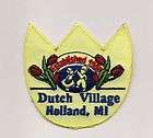 VINTAGE SOUVENIR PLATE DUTCH VILLAGE HOLLAND MICHIGAN