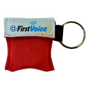 First Voice KEY1 Mini CPR Keychain with CPR Barrier, One Way Valve (10 