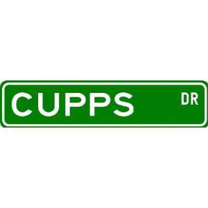  CUPPS Street Sign ~ Personalized Family Lastname Sign 