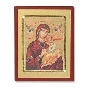  Lady of Perpetual Help Icon Plaque, Religious Picture 