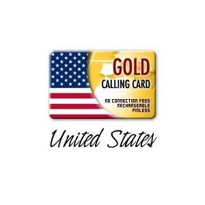  USA GOLD PREPAID CALLING CARD   Call From USA to ANYWHERE 