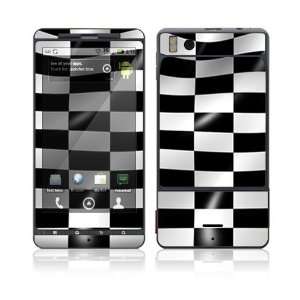  Checkers Protector Skin Decal Sticker for Motorola Droid X 