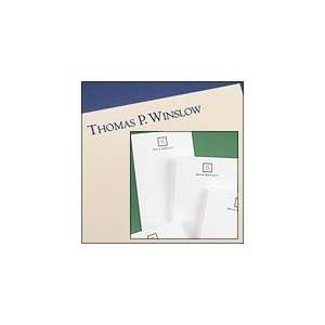 Personal Stationery Gift Sets, 50 Personalized Cards & 400 Memo Sheets 