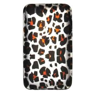  Black with Brown Leopard Spots Soft Silicone Skin Apple Ipod 