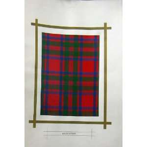  Scottish Highlands Clan Colour Mackintosh Tartan Red