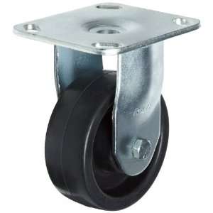 Casters 30 Series Plate Caster, Rigid, Polyolefin Wheel, Ball Bearing 