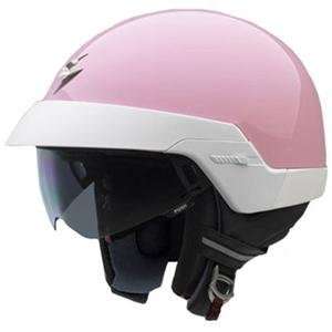 Scorpion EXO 100 Solid Helmet   Medium/Pink Automotive