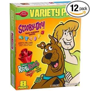 Fruit Shapes Fruit Flavored Snacks, Scooby Doo Variety Pack, 8 Count 
