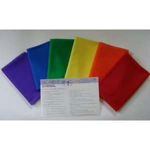  Arts Education Ideas SCID12R Rainbow Colors Mini Scarf Kit 