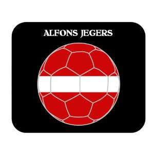  Alfons Jegers (Latvia) Soccer Mouse Pad 