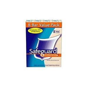  Safeguard Deodorant Bath Soap Beige Value Pack 8x4oz 