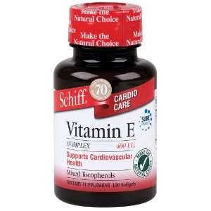  Schiff Vitamin E Complex 100 Softgels Health & Personal 