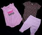 pc Lot NEWBORN Girls Onesies Curre