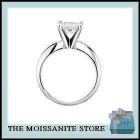 45CT MOISSANITE CUSHION ENGAGEMENT SOLITAIRE RING  