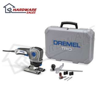 Start your cut wherever you want because Dremel Trio cutting bits let 