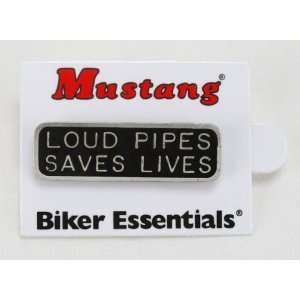  Mustang Loud Pipes Save Lives Pin 15098 (3PK) Sports 