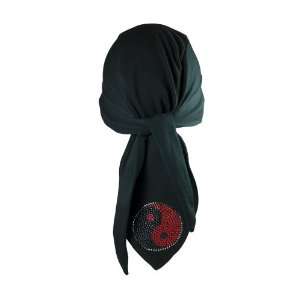  Schampa Tri Danna Red/Black Yin Yang Stones Headwear 