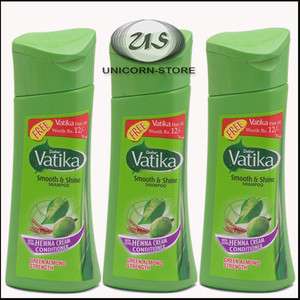 Dabur Vatika Shampoo Henna Cream Conditioner Herbal  