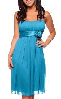 Womens Designer Flowy Pleated Strap Evening Prom Cocktail Formal Mini 