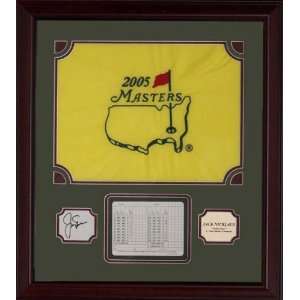  Jack Nicklaus Autograph with 2005 Masters Scorecard in a 
