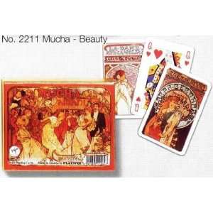  Mucha Sarah Bernhardt   Playing Cards by Piatnik Toys 