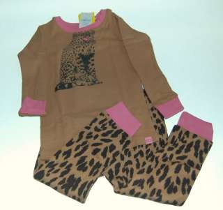 Baby Gap Girls Cheetah Animal Pajamas 3 3T NWT NEW NIP  