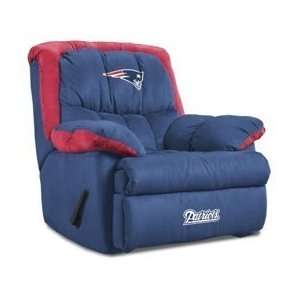 New England Patriots Home Team Series Team Logo Embroidered Recliner 